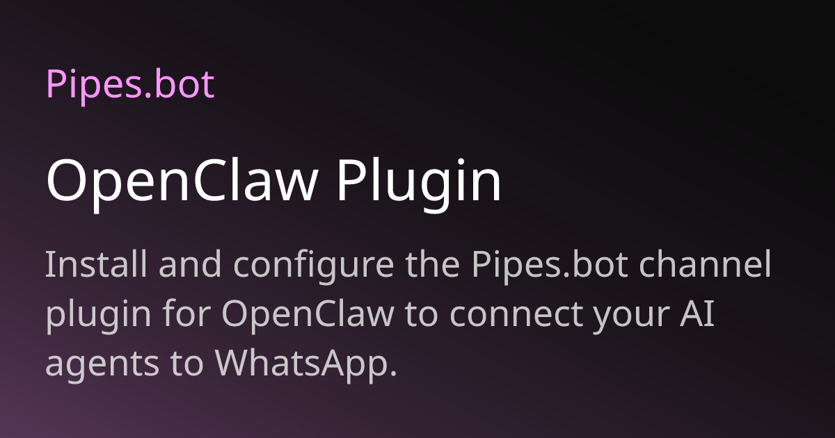 OpenClaw Plugin